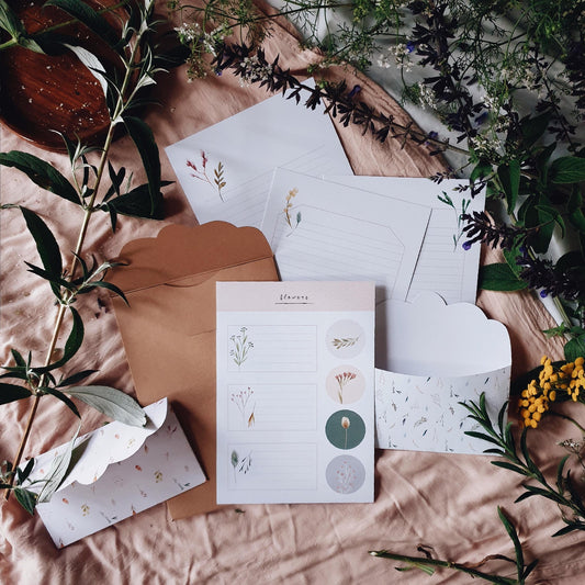 Flower Letter Writing Set