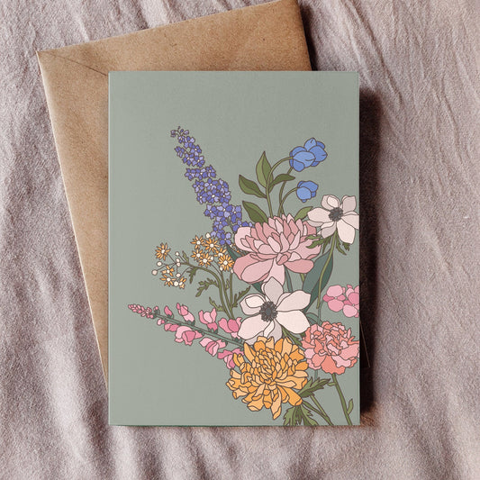 Flower Greeting Card