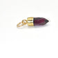 Natural Garnet Hand-Cut Stone Pendant