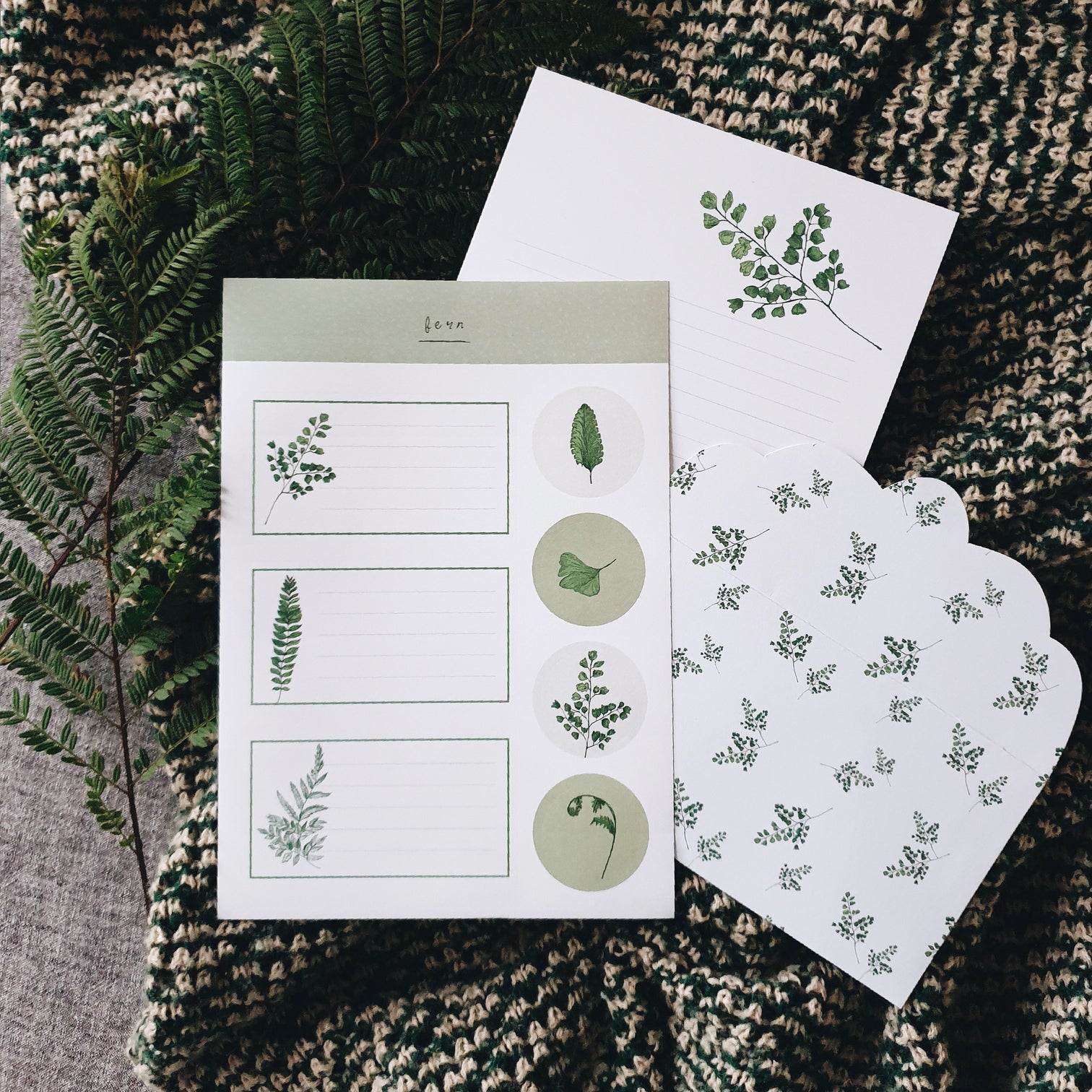 Fern Lettering R Fern Letter Writing Set – Northern Wellbeing Centre