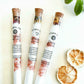 Botanical Bath Salt Glass Tubes - Relax and Enjoy