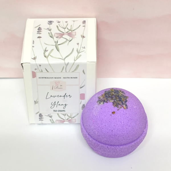 Lavender Ylang - Round Bath Bomb 130G