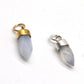 Natural Moonstone Crystal Hand-Cut Stone Pendant