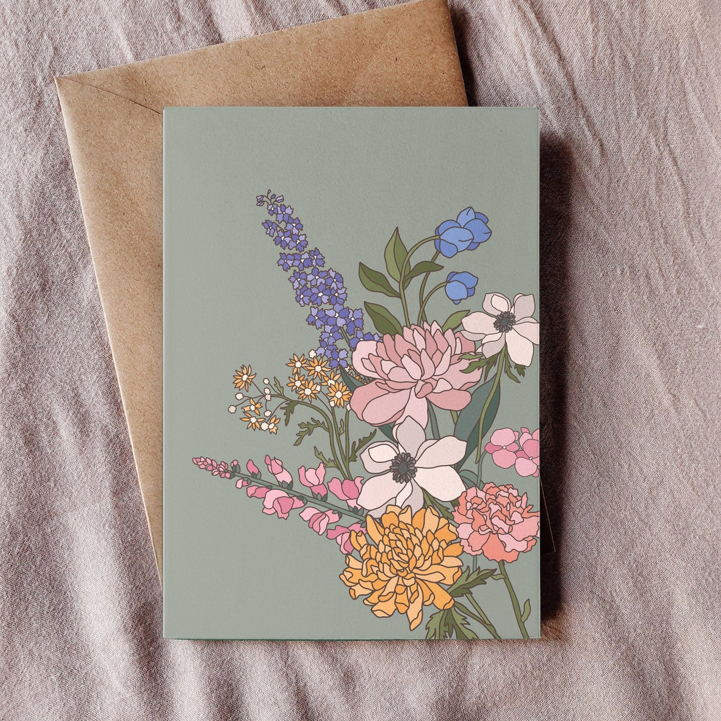Flower Greeting Card