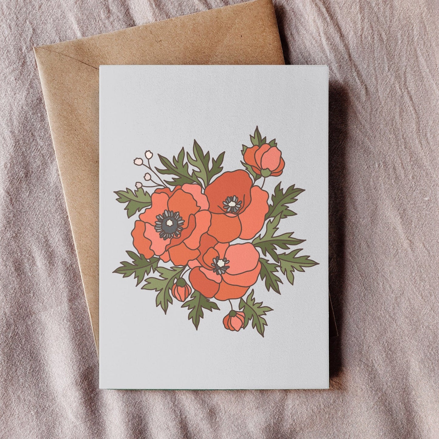 Poppy Greeting Card