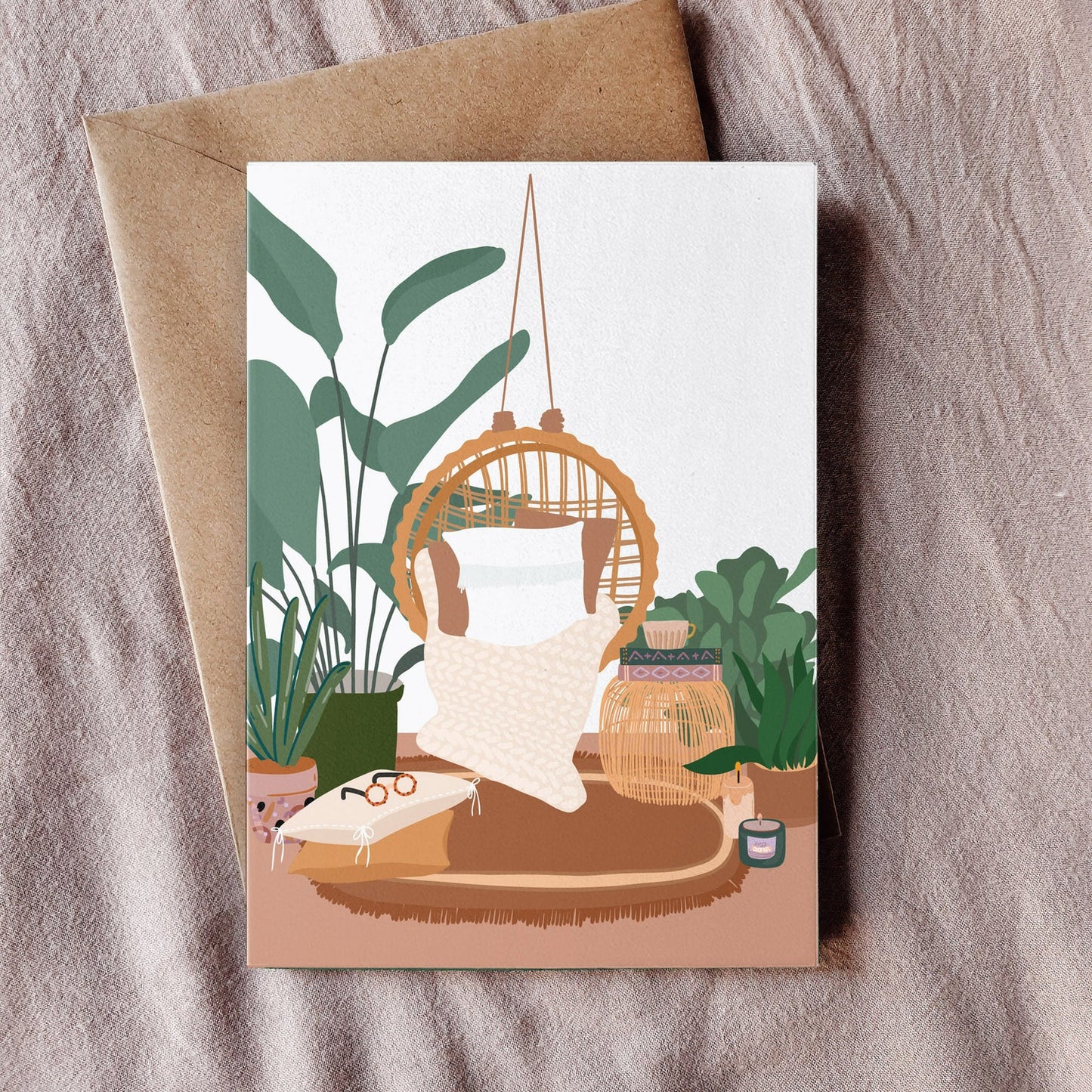 Swing Chair Greeting Card